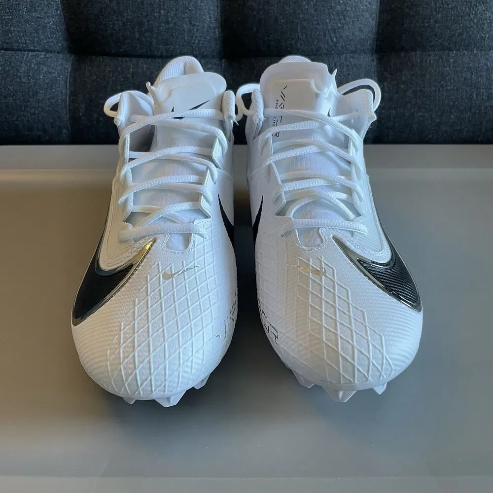 Men 11.5 - Nike Vapor Edge Elite 360 2 Carbon FF PE White Black Football Cleats